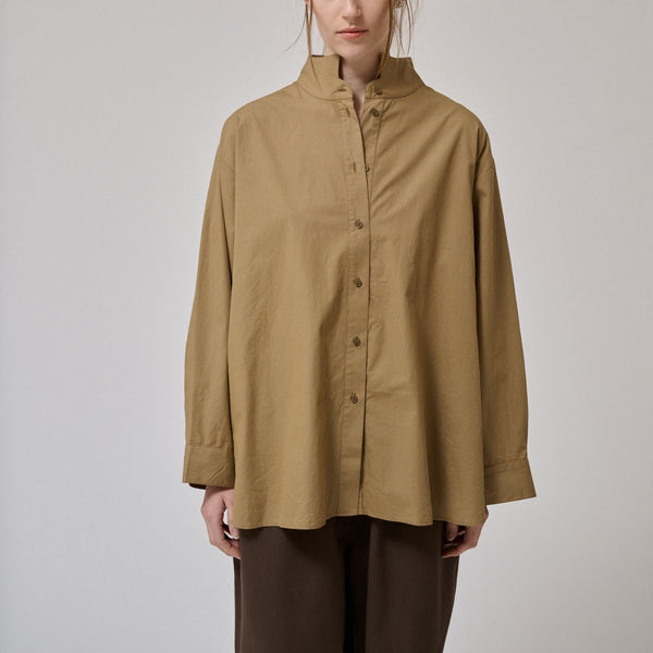 ANNE-MI Irissa Oversize Shirt in Ermine