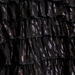 ESSENTIEL ANTWERP Itty Ruffle Maxi Dress in Black