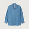 AMERICAN VINTAGE Izeway Denim Shirt in Medium Blue