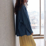 AMERICAN VINTAGE Izeway Denim Shirt in Medium Blue