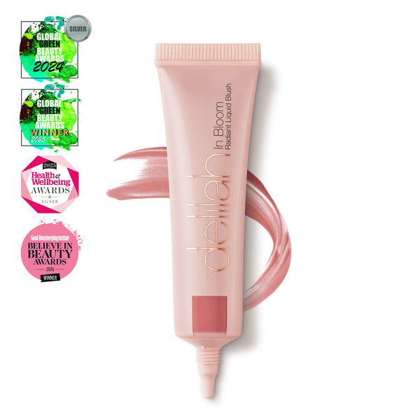 DELILAH In Bloom Radiant Liquid Blush in Silk Rose