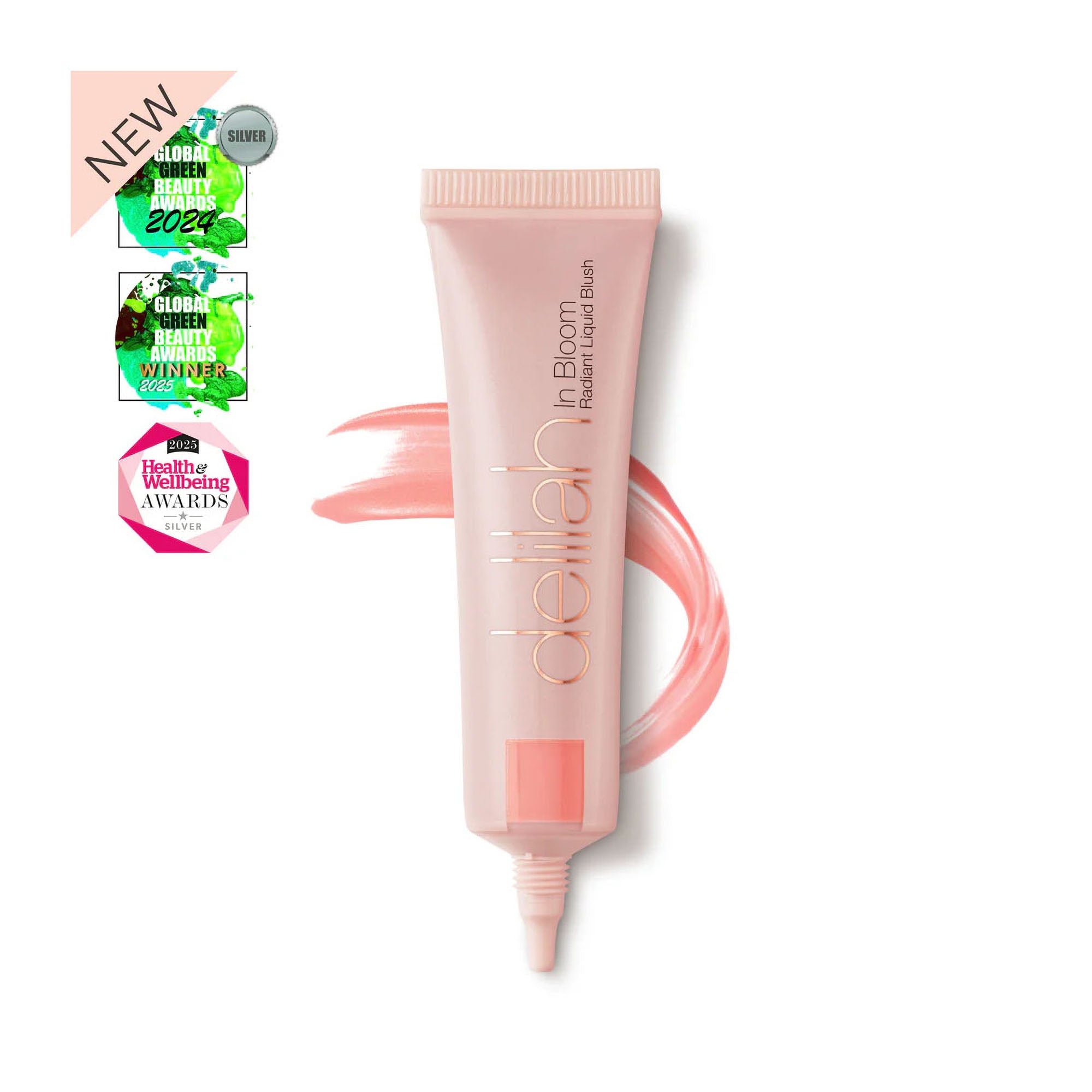 DELILAH In Bloom Radiant Liquid Blush in Tigerlily Pink | Collen & Clare