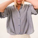 SACRECOEUR Ines Shirt in Majorelle Blue