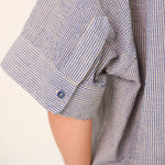 SACRECOEUR Ines Shirt in Majorelle Blue