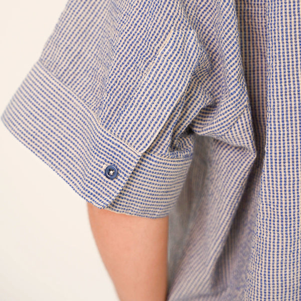 SACRECOEUR Ines Shirt in Majorelle Blue