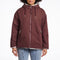 RINO & PELLE Ines Reversible Jacket with Hood in Chocolate Bean and Birch