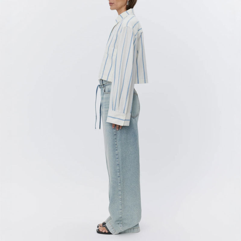 DAY BIRGER ET MIKKELSEN Issa Striped Shirt in Cotton Stripe