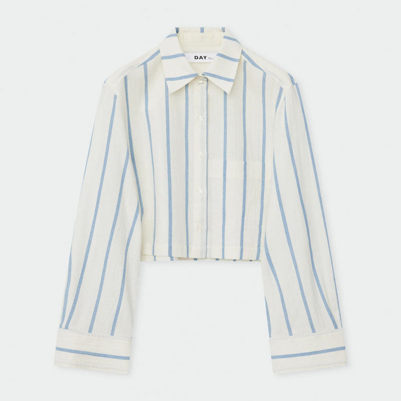 DAY BIRGER ET MIKKELSEN Issa Striped Shirt in Cotton Stripe