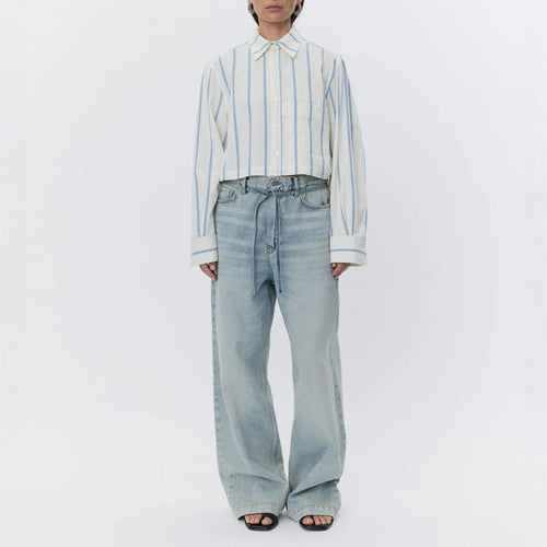 DAY BIRGER ET MIKKELSEN Issa Striped Shirt in Cotton Stripe