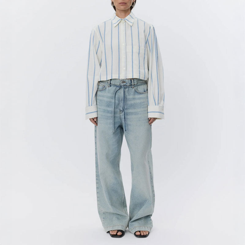 DAY BIRGER ET MIKKELSEN Issa Striped Shirt in Cotton Stripe