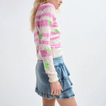 ESSENTIEL ANTWERP Ja Ruffled Denim Mini Skirt in Bright Sky