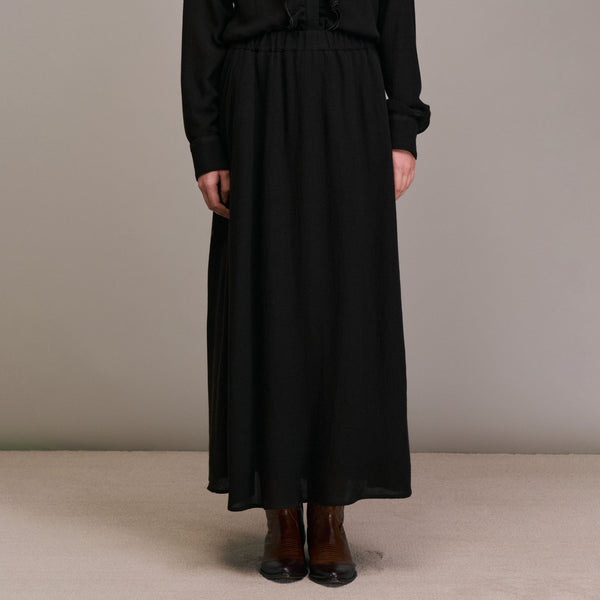 DIEGA Jabo Wool Skirt  in Choco