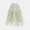 ESSENTIEL ANTWERP Jacie Tulle Skirt in Basil/Smash
