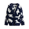 ESSENTIEL ANTWERP Jarden Letters Knit Cardigan in Dark Night
