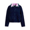 ESSENTIEL ANTWERP Jardener Knitted Cardigan in Dark Night