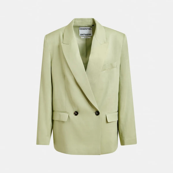 ESSENTIEL ANTWERP Jasione Blazer in Basil/Smash