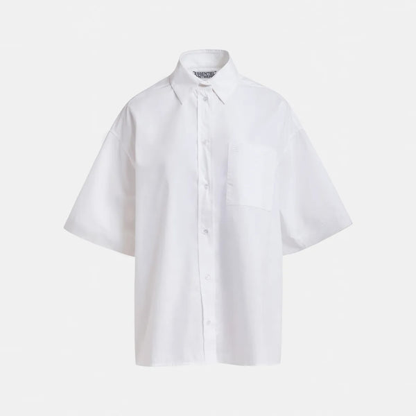 ESSENTIEL ANTWERP Jasleen Boxy Shirt in White