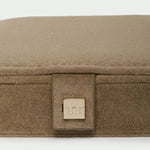 Tutti & Co Sand Mini Suede Jewellery Box in Sand