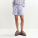 ESSENTIEL ANTWERP Jelena Mini Shorts in Blue