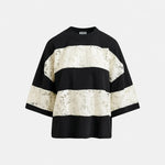 ESSENTIEL ANTWERP Jemix Striped T-Shirt in Black