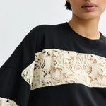 ESSENTIEL ANTWERP Jemix Striped T-Shirt in Black