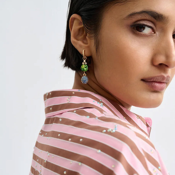 ESSENTIEL ANTWERP Jerod Earrings with Charms in Gold