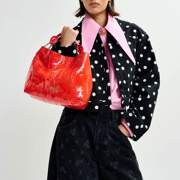 ESSENTIEL ANTWERP Jhossi Bag in Orange Brulee