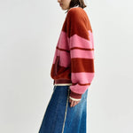 ESSENTIEL ANTWERP Jicama Knit Jacket in Burned/Red