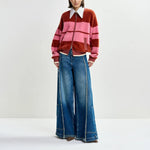 ESSENTIEL ANTWERP Jicama Knit Jacket in Burned/Red