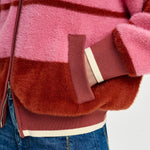 ESSENTIEL ANTWERP Jicama Knit Jacket in Burned/Red