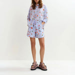 ESSENTIEL ANTWERP Jimena Boxy Shirt in Blue