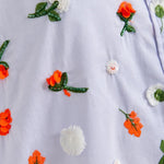 ESSENTIEL ANTWERP Jimena Boxy Shirt in Blue