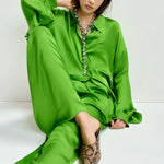 ESSENTIEL ANTWERP Jiscool Necklace with Drop Detail in Silver