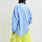 ESSENTIEL ANTWERP Jiwi Shirt with Bowties in Nile/Blue