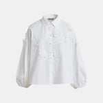 ESSENTIEL ANTWERP Joella Flower Shirt in White
