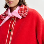 ESSENTIEL ANTWERP Joilu Knitted Jacket in Orange/Brulee