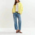 ESSENTIEL ANTWERP Joking Knit Jacket in Lemon/Squeeze