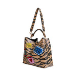 ESSENTIEL ANTWERP Joliath Shopper with Badges in Black