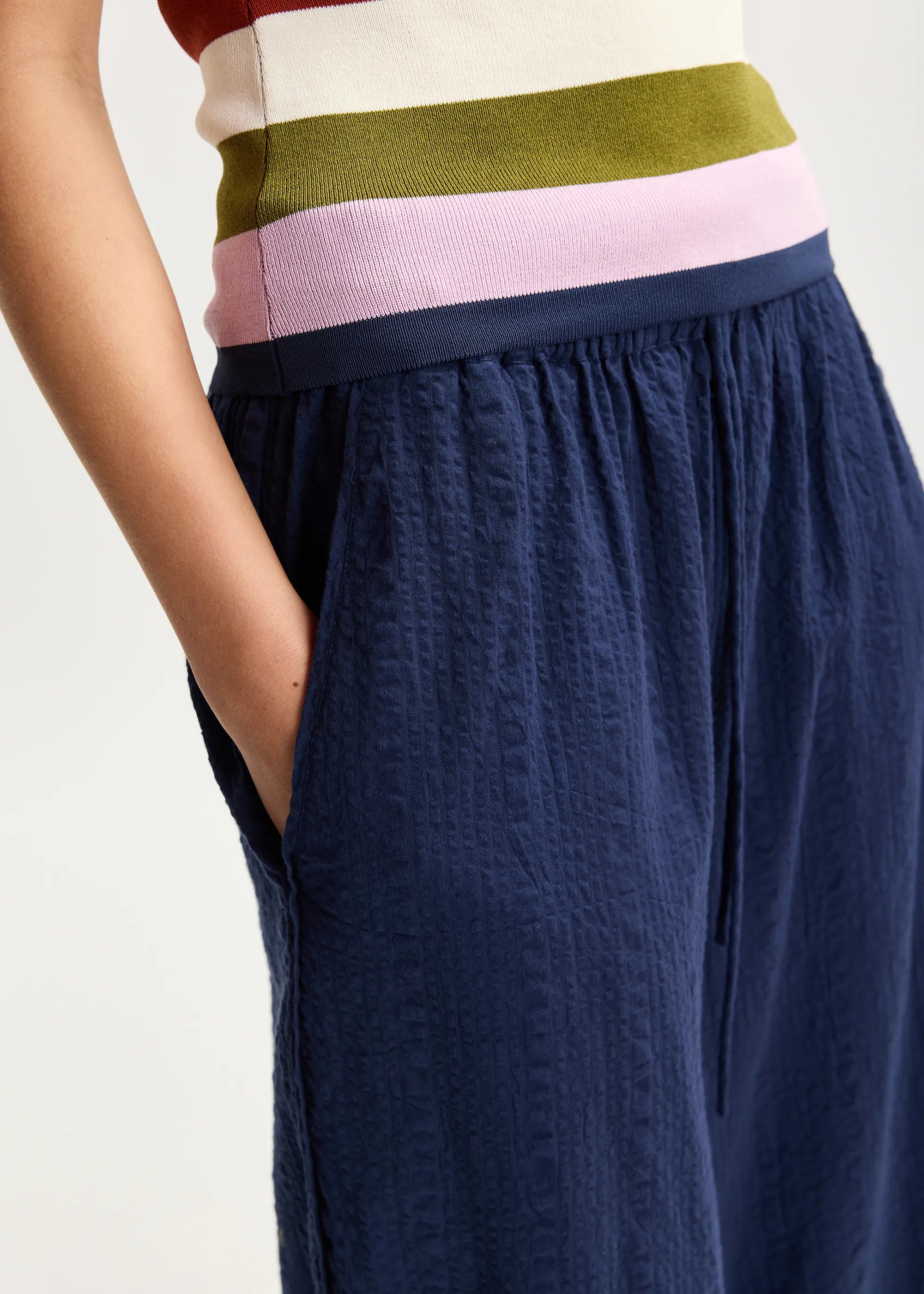 ESSENTIEL ANTWERP Jomery Wide Pants in Patriot Blue