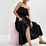 ESSENTIEL ANTWERP Joyce Ruffle Dress in Black
