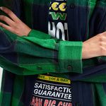 ESSENTIEL ANTWERP Joy Lace Back Shirt in Dark Night