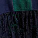 ESSENTIEL ANTWERP Joy Lace Back Shirt in Dark Night