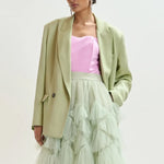 ESSENTIEL ANTWERP Juchini Bustier Top in Cotton/Candy