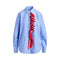 ESSENTIEL ANTWERP Juf Ribbon Detail Shirt in Bright Sky