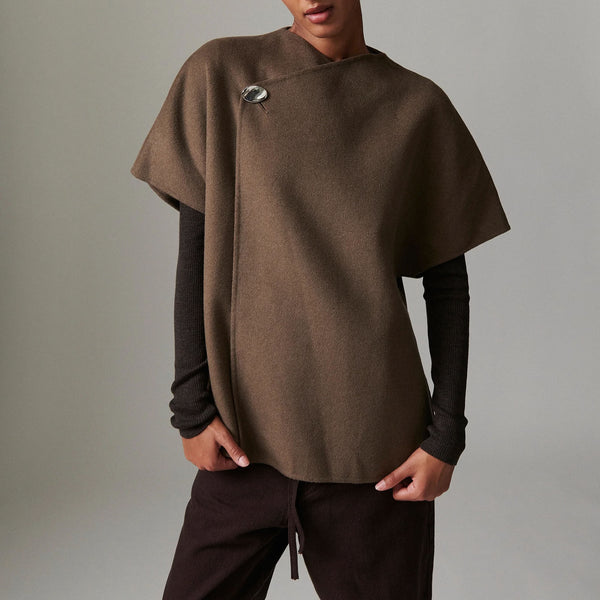 DAY BIRGER ET MIKKELSEN Jen Double Faced Waistcoat in Choc/Chip