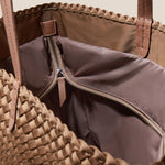 NAGHEDI Jet Setter Large Tote in Mink