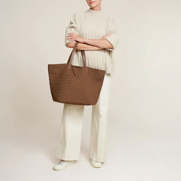 NAGHEDI Jet Setter Large Tote in Mink