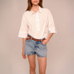 SACRECOEUR Jodie Shirt in White