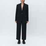 DAY BIRGER ET MIKKELSEN Jonah Classic Gabardine Trousers in Black