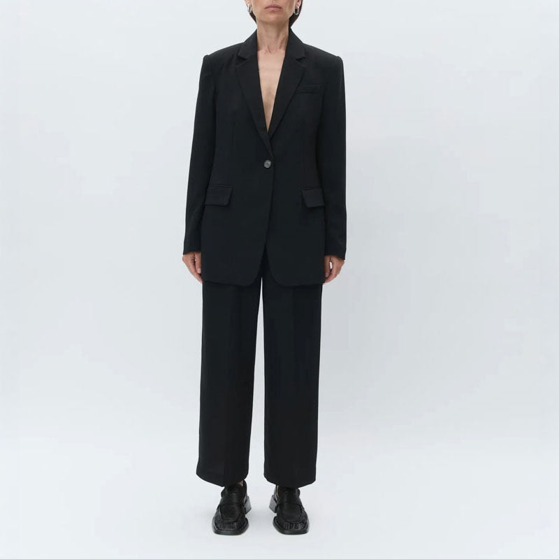 DAY BIRGER ET MIKKELSEN Jonah Classic Gabardine Trousers in Black